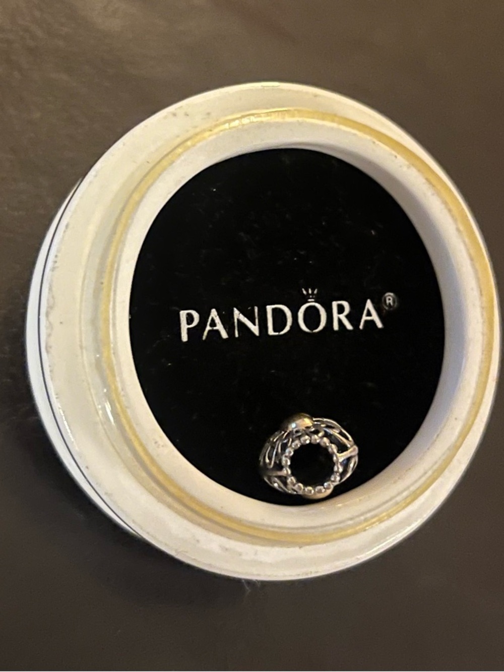 Pandora Limited Release Two-Tone Heart Filigree Charm - Silver and Gold #791275 - Picture 4 of 4